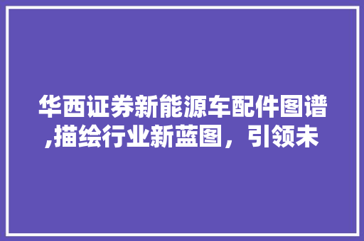 华西证券新能源车配件图谱,描绘行业新蓝图，引领未来发展趋势