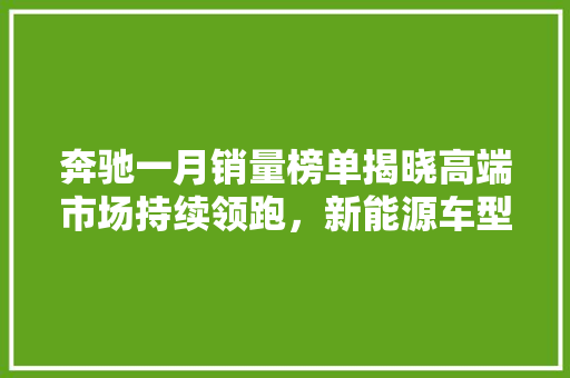 奔驰一月销量榜单揭晓高端市场持续领跑，新能源车型崛起